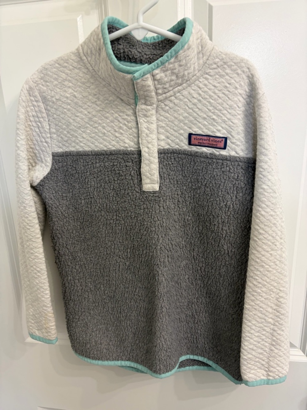Vineyard Vines Gray and Mint - Sherpa bottom half
